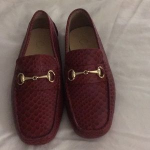 Cole Haan Shelby Bit Snake print flats